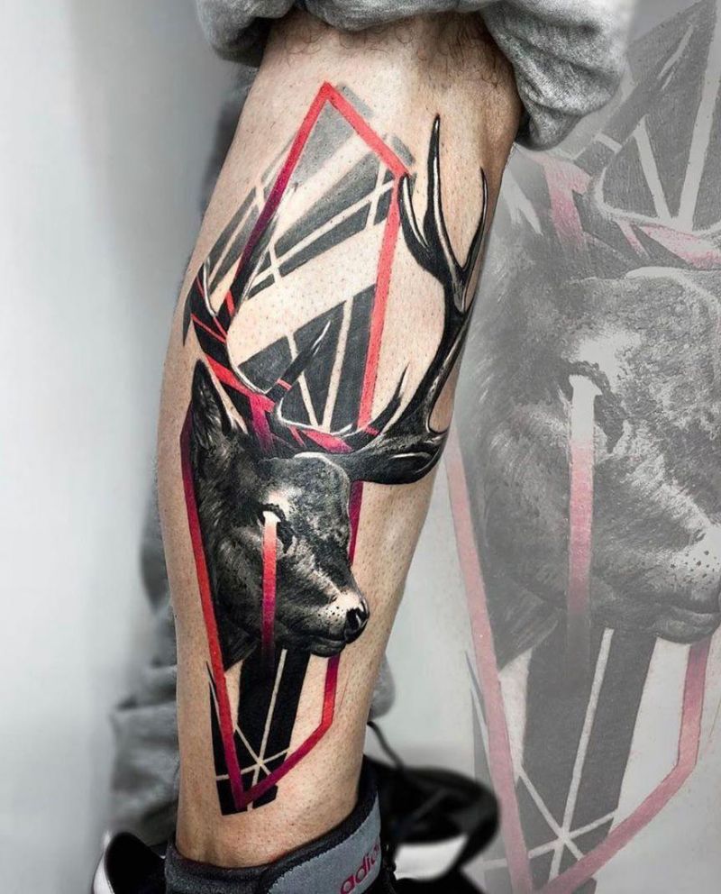 30 Pretty Stag Tattoos That Improve Your Taste