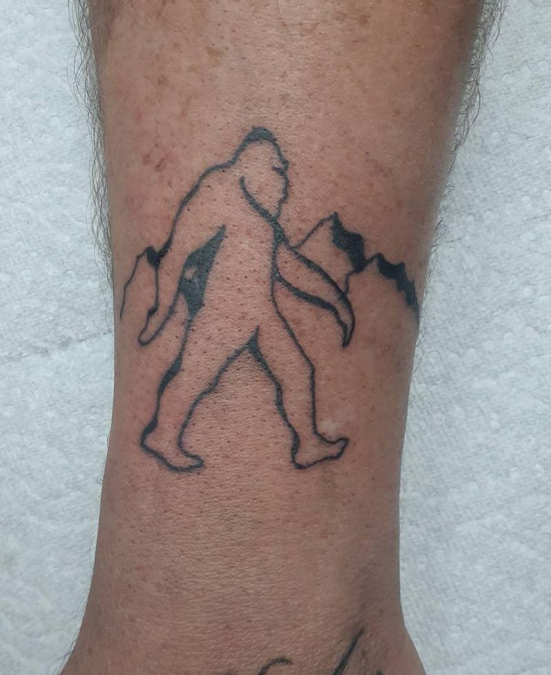 30 Creative Bigfoot Tattoos You Will Love