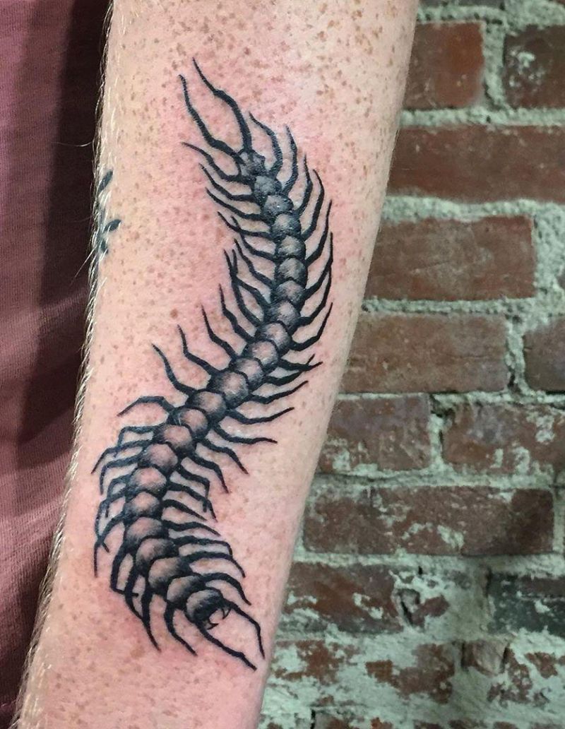 30 Amazing Centipede Tattoos You Will Love to Try