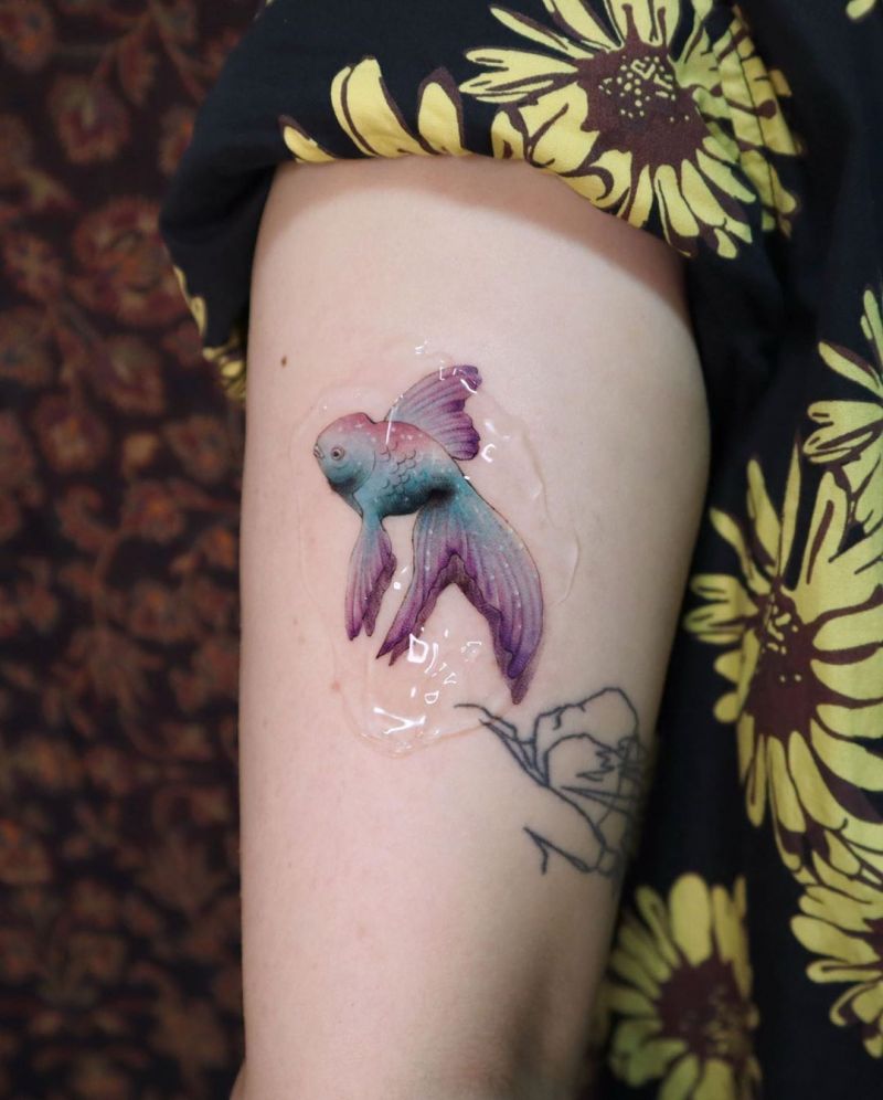 30 Pretty Goldfish Tattoos for Your Inspiration