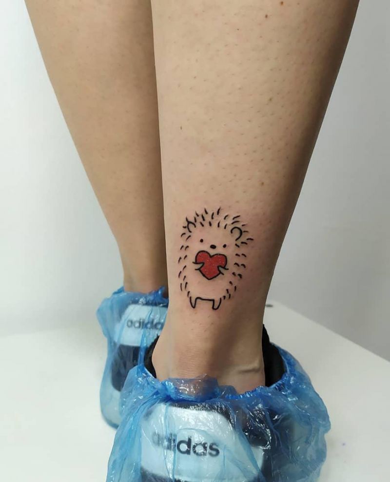 30 Cute Hedgehog Tattoos You Will Love