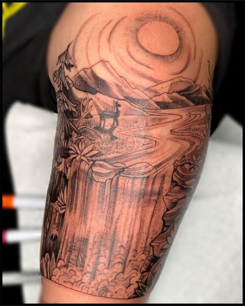 30 Beautiful Landscape Tattoos You Will Love