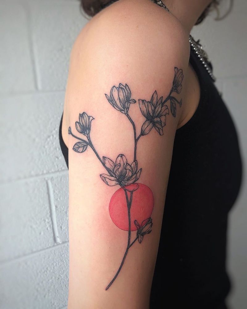 30 Beautiful Magnolia Tattoos You Will Love