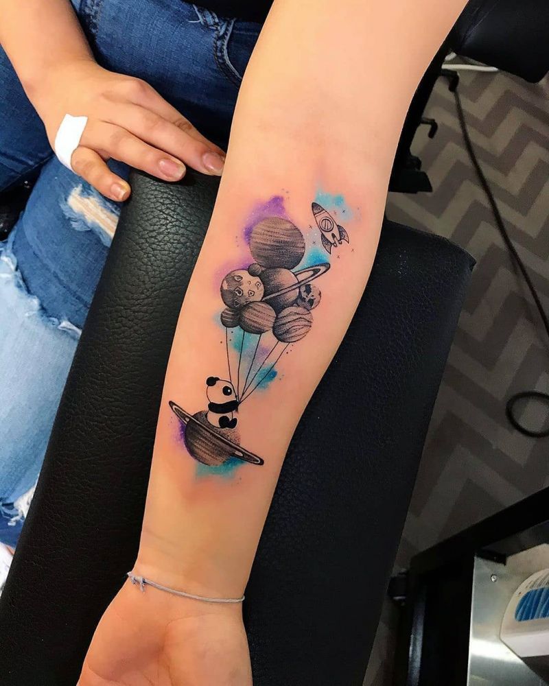 30 Adorable Panda Tattoos Make You Want to Laugh