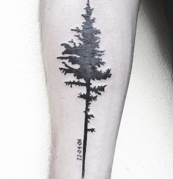 30 Pretty Pine Tattoos You Will Love