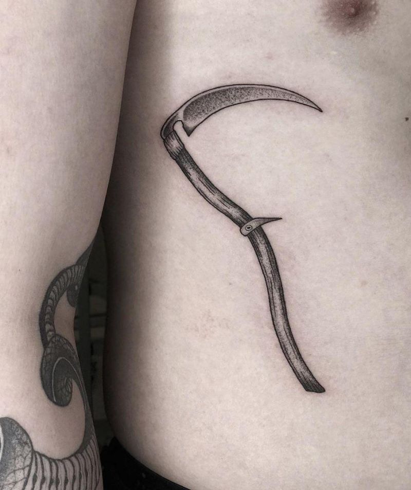 30 Creative Scythe Tattoos You Will Love