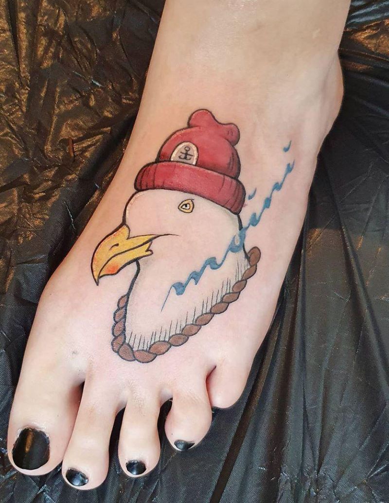 30 Great Seagull Tattoos You Want to Try