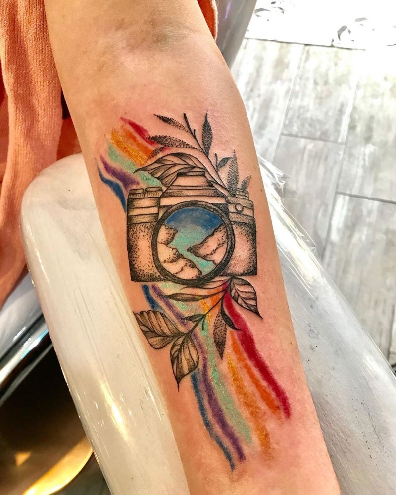 30 Creative Camera Tattoos You Will Love