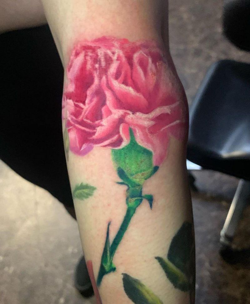 30 Pretty Carnation Tattoos You Will Love