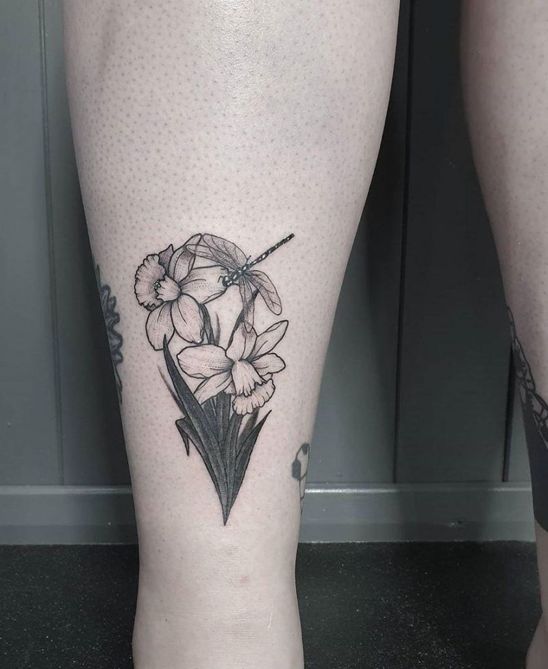 30 Pretty Daffodil Tattoos You Will Love