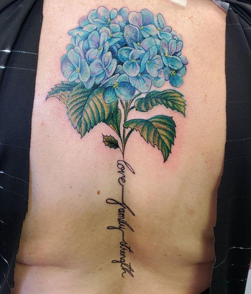 30 Elegant Hydrangea Tattoos for Women You Will Love