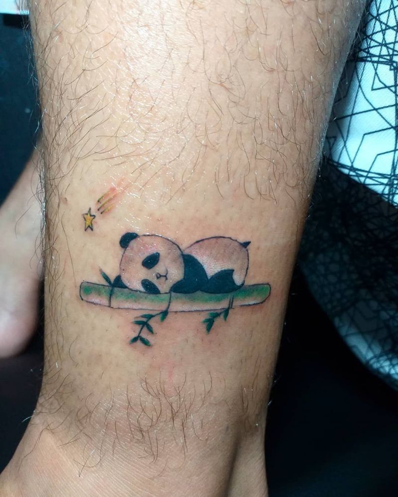 30 Adorable Panda Tattoos Make You Want to Laugh