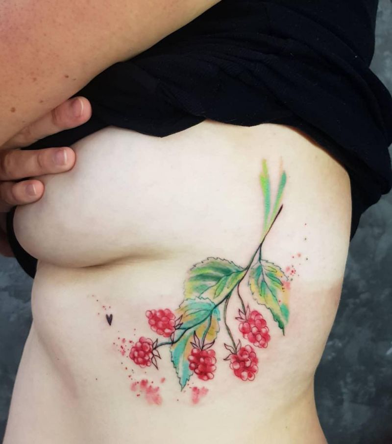 30 Elegant Raspberry Tattoos You Can't Help Trying