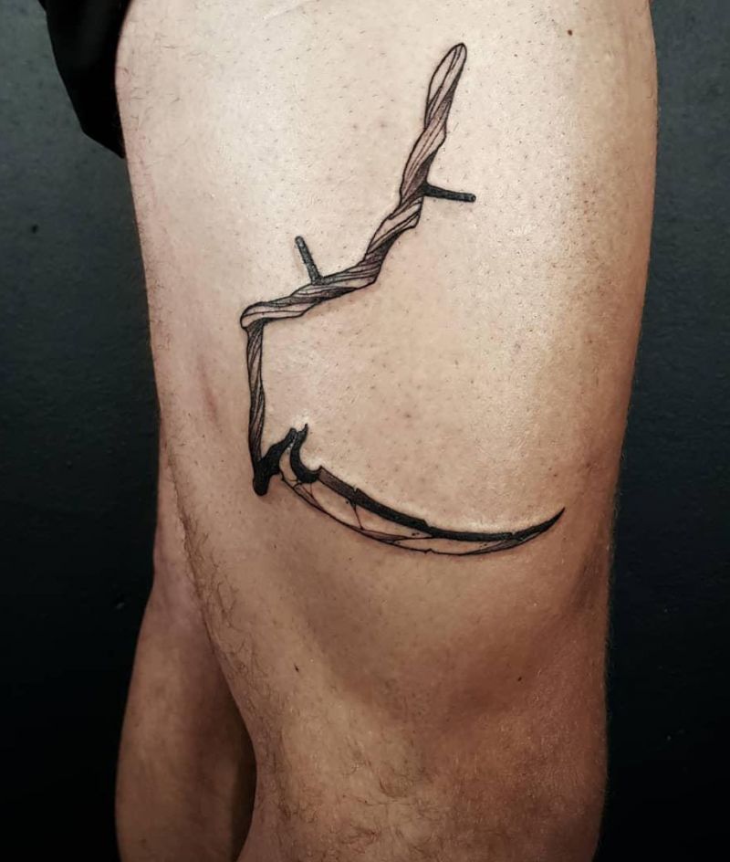 30 Creative Scythe Tattoos You Will Love