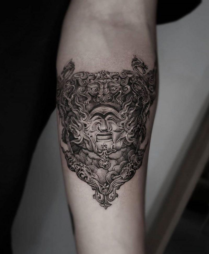 30 Creative Shield Tattoos You Will Love