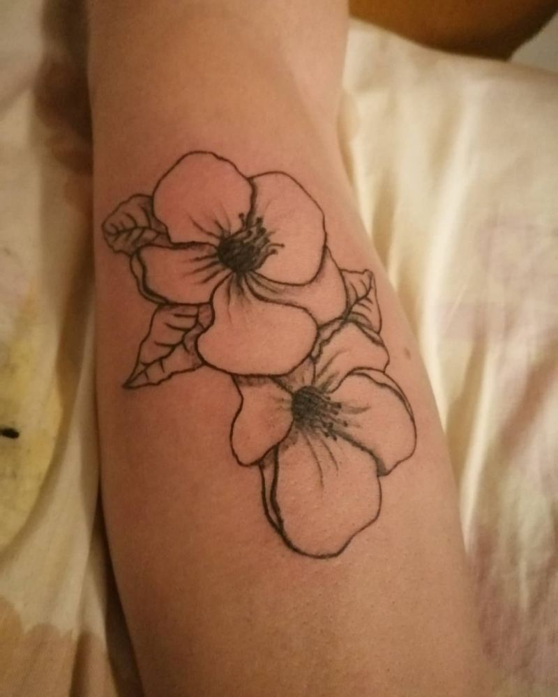 30 Pretty Apple Blossom Tattoos You Will Love