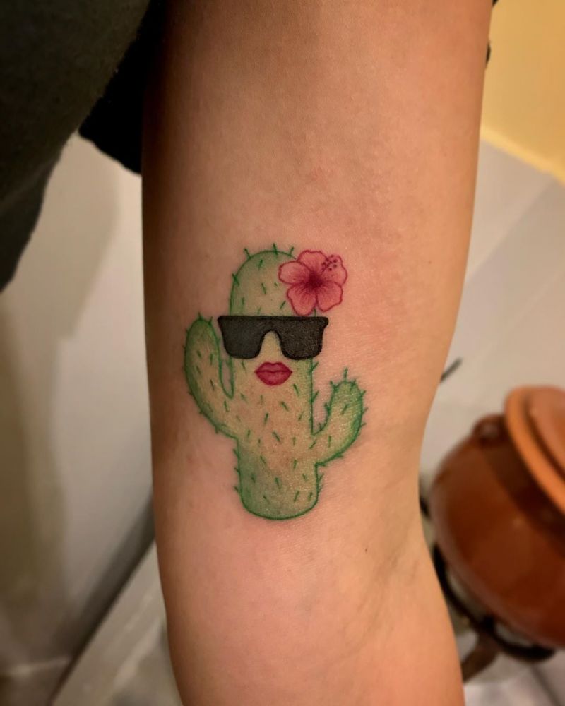 30 Beautiful Cactus Tattoos Enhance Your Personality