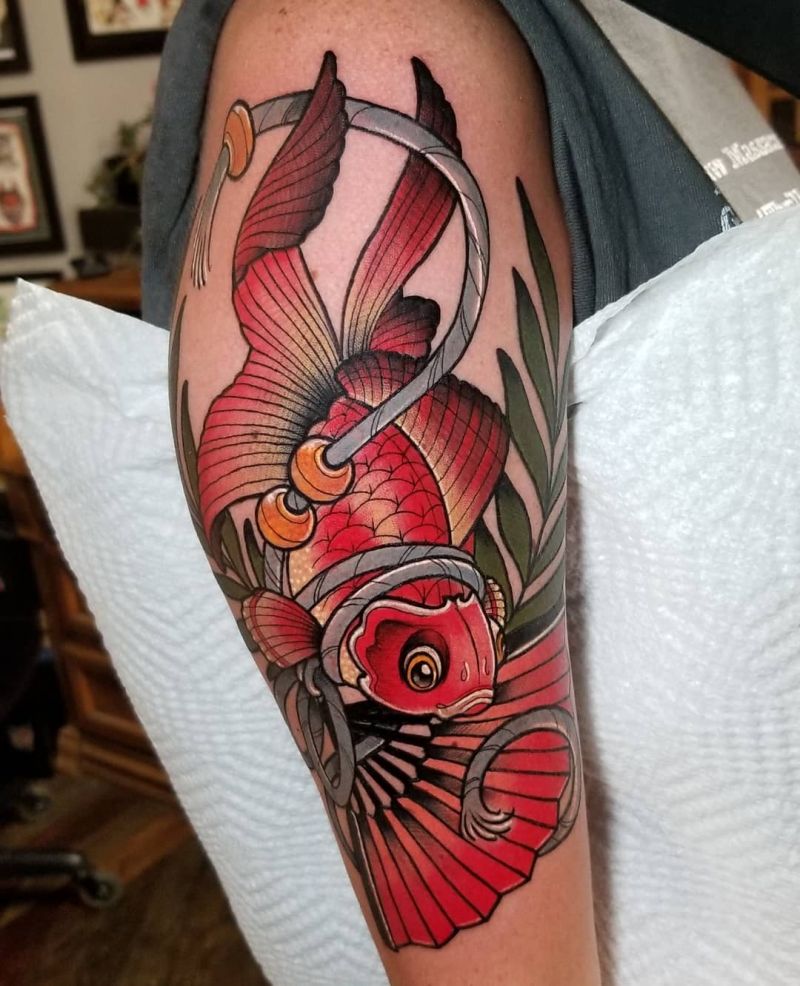 30 Pretty Goldfish Tattoos for Your Inspiration