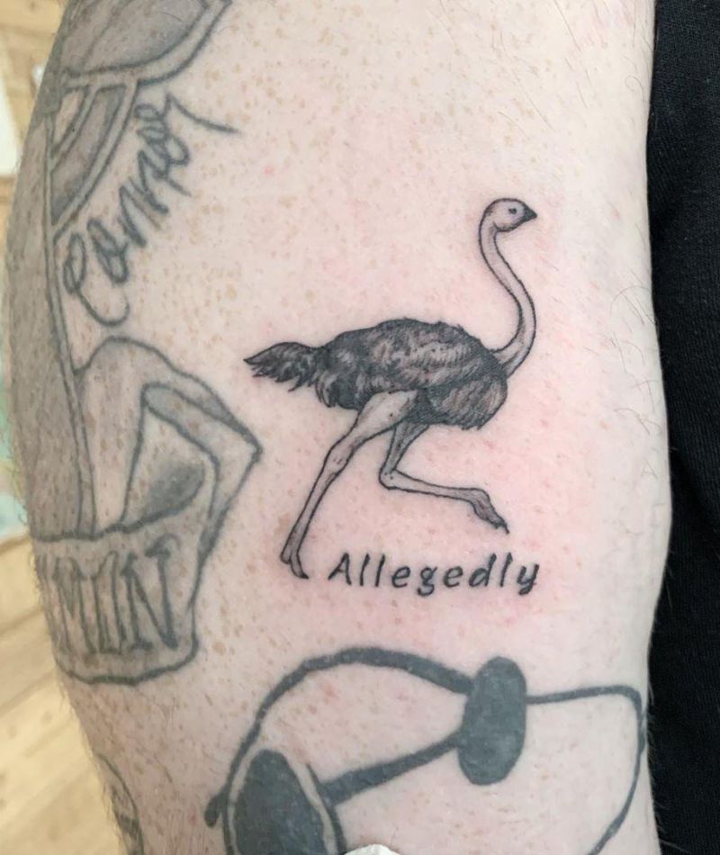 30 Pretty Ostrich Tattoos Hope to Inspire You