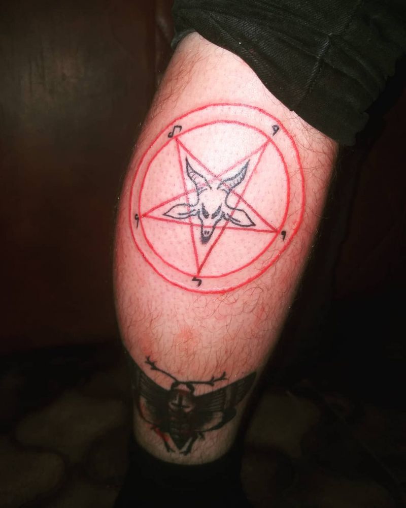 30 Creative Pentacle Tattoos to Inspire You