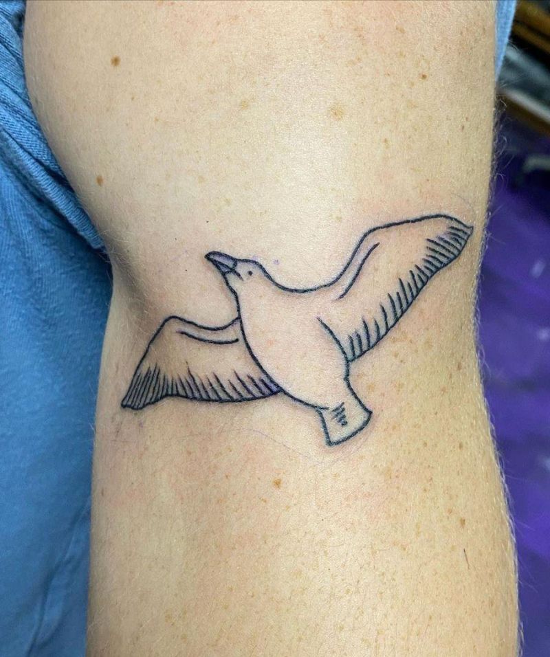 30 Great Seagull Tattoos You Want to Try