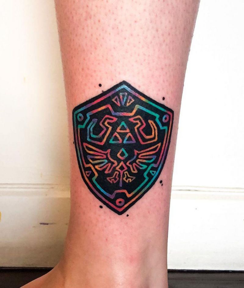 30 Creative Shield Tattoos You Will Love