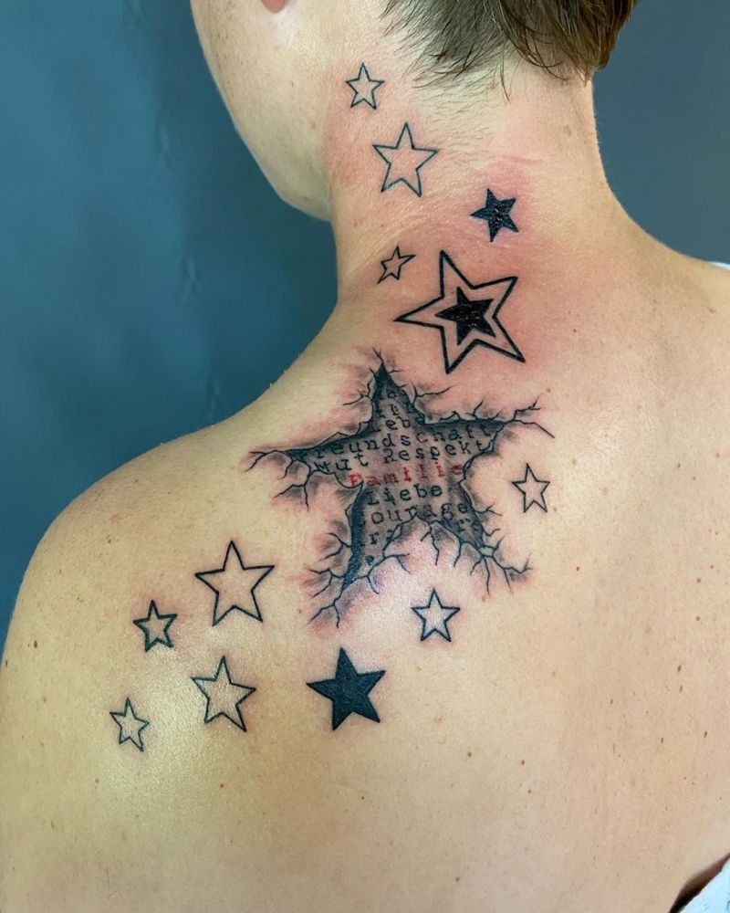 30 Beautiful Star Tattoos Illuminate Your Life