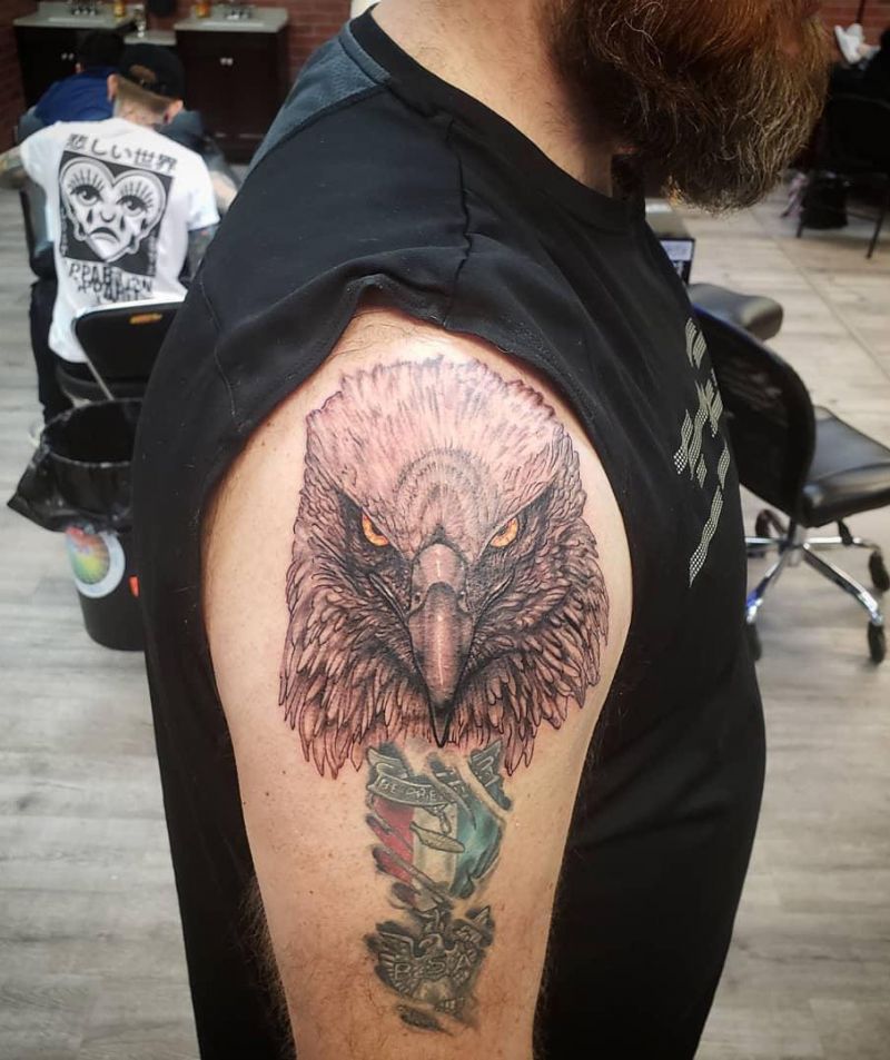 30 Pretty Bald Eagle Tattoos for Men