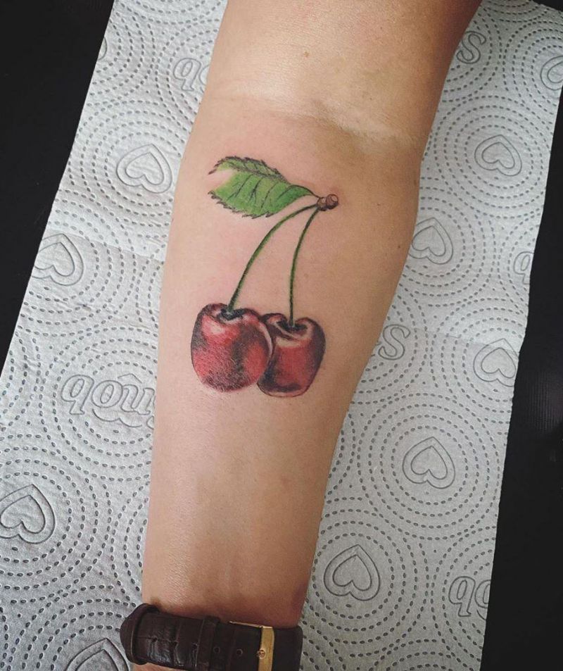 30 Pretty Cherry Tattoos for Women You Will Love