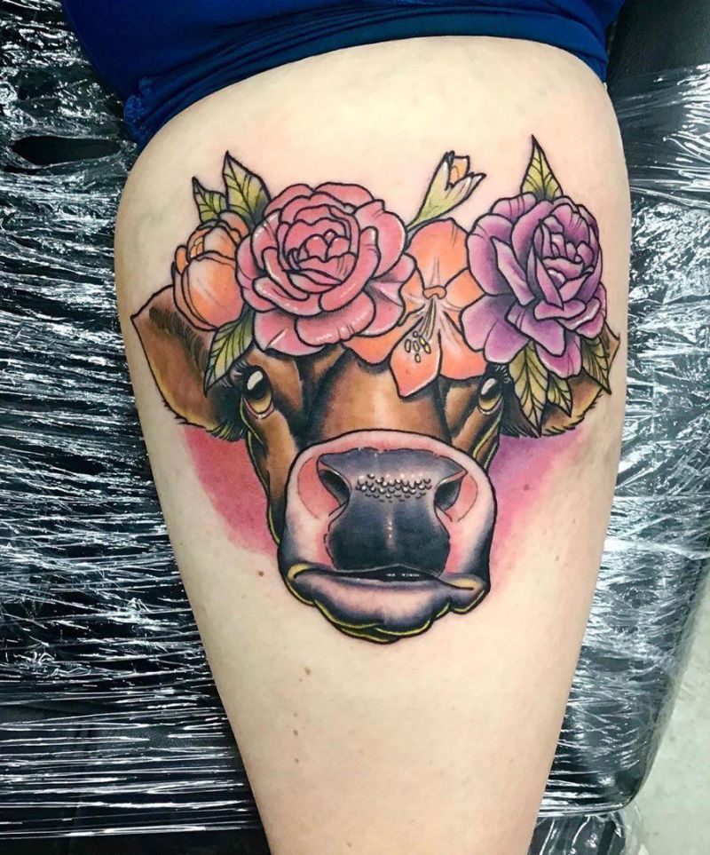 30 Pretty Cow Tattoos You Will Love to Try