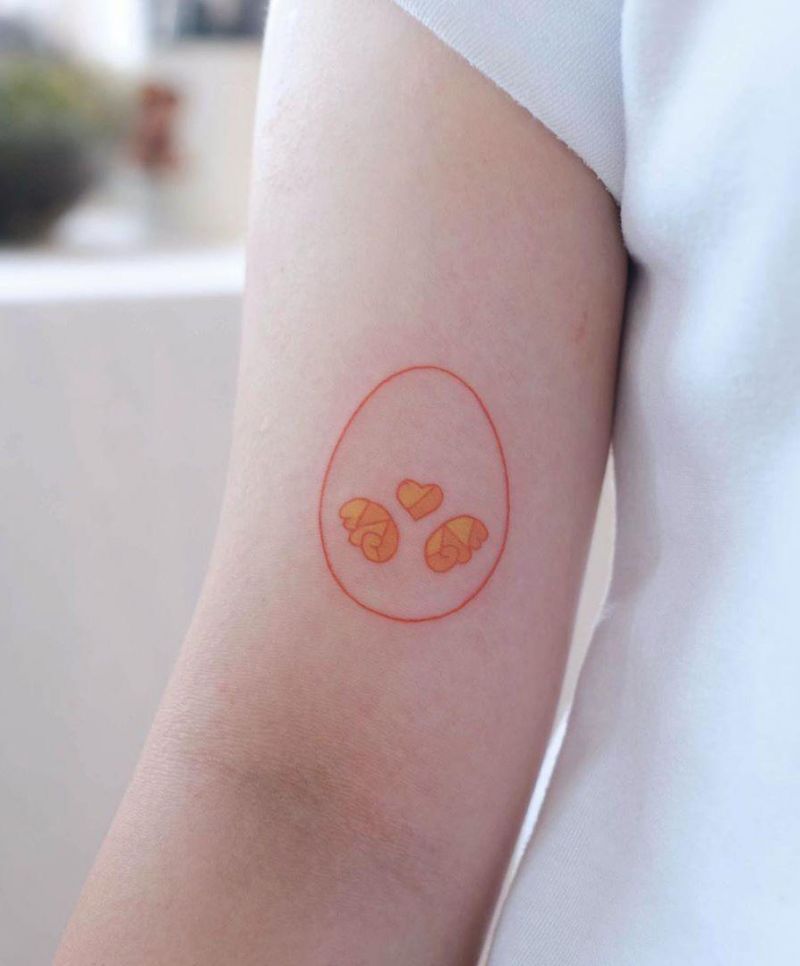 30 Perfect Egg Tattoos Make You Attractive