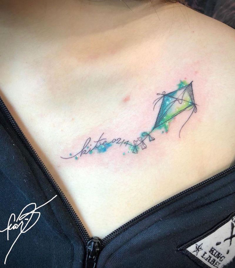 30 Creative Kite Tattoos Give You Inspiration