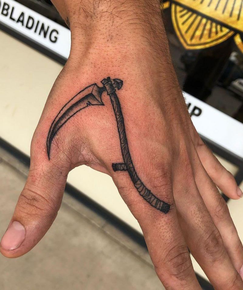 30 Creative Scythe Tattoos You Will Love