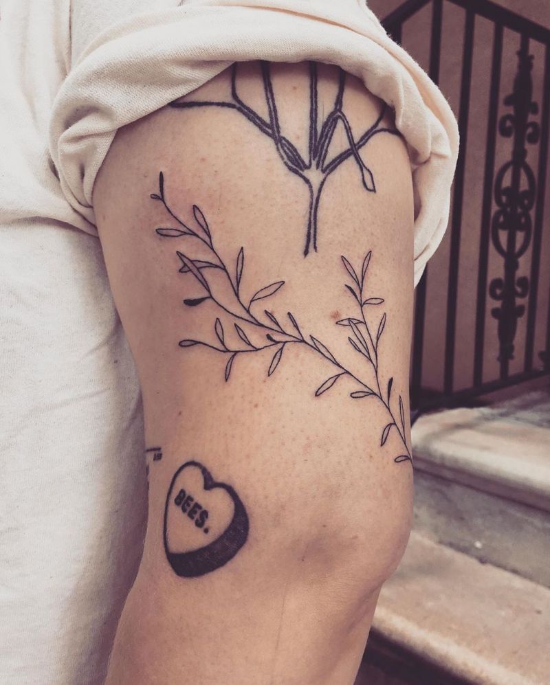 30 Pretty Vine Tattoos that Make You Sexy