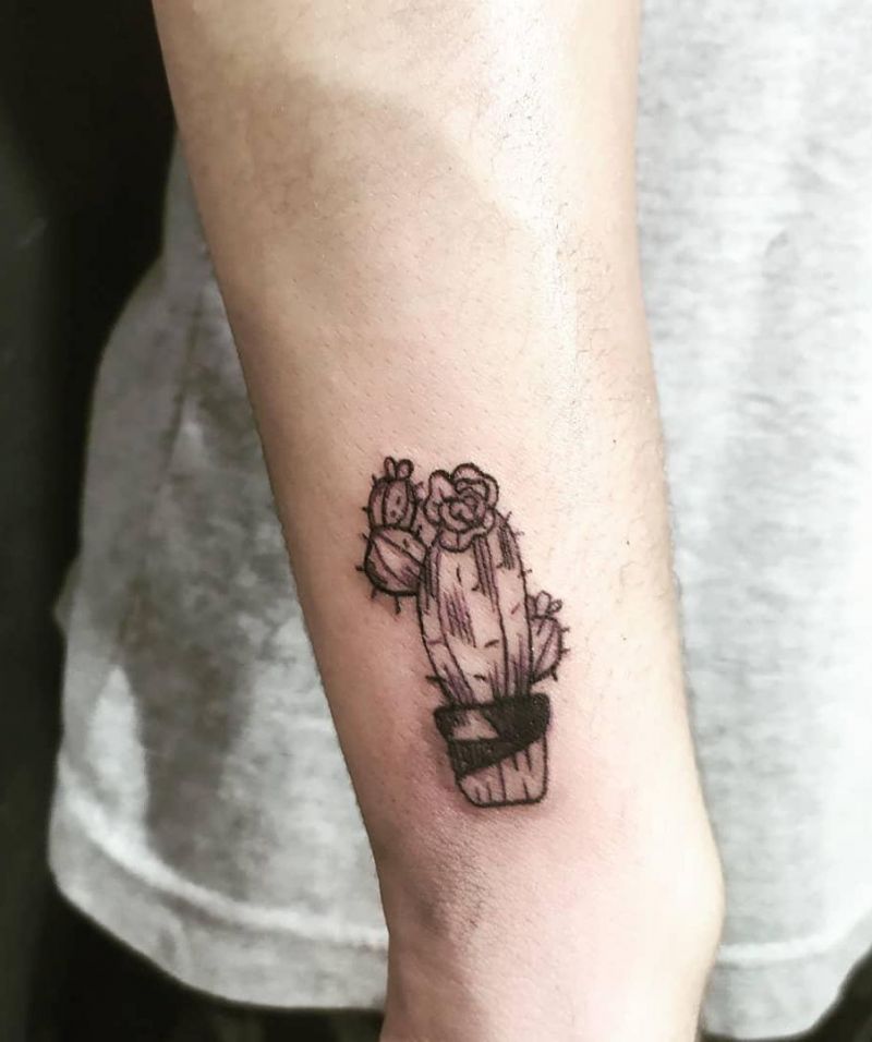 30 Beautiful Cactus Tattoos Enhance Your Personality