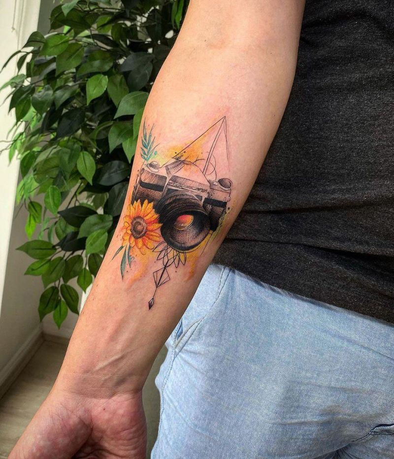 30 Creative Camera Tattoos You Will Love