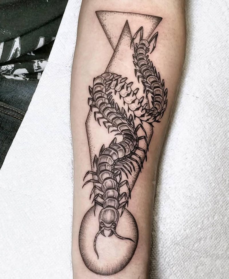 30 Amazing Centipede Tattoos You Will Love to Try