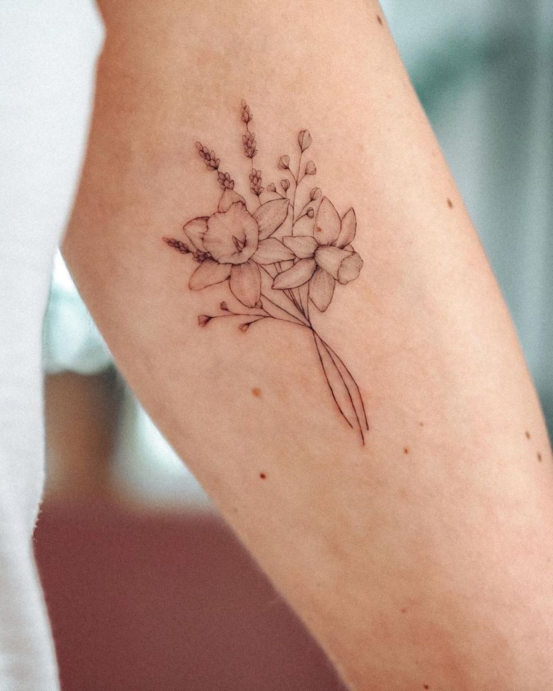 30 Pretty Forget Me Not Tattoos for Your Inspiration