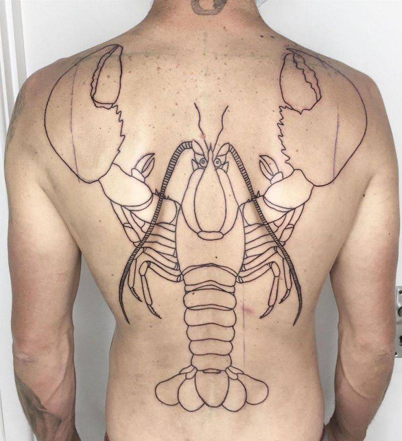 30 Pretty Lobster Tattoos Make You Successful