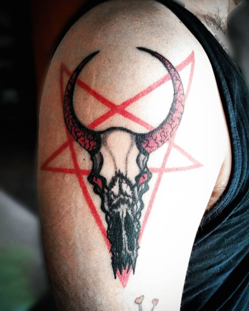 30 Creative Pentacle Tattoos to Inspire You