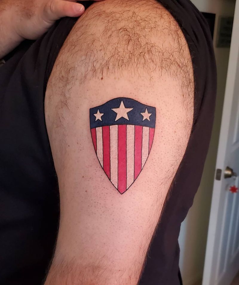 30 Creative Shield Tattoos You Will Love