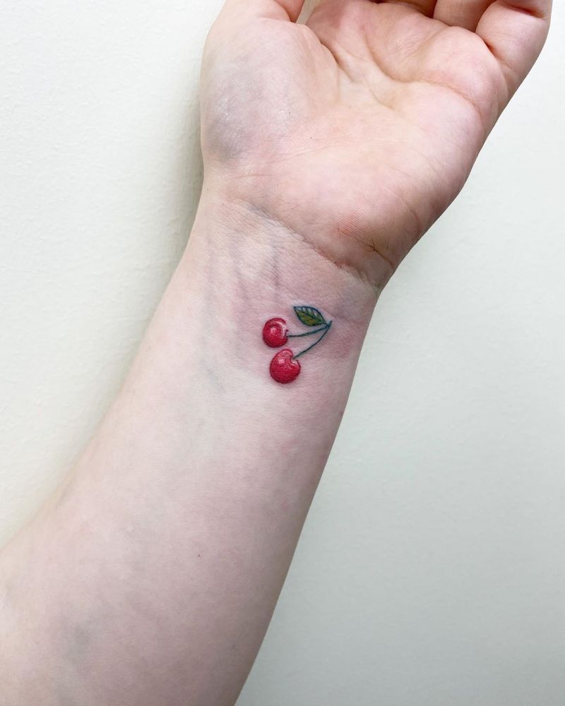 30 Pretty Cherry Tattoos for Women You Will Love
