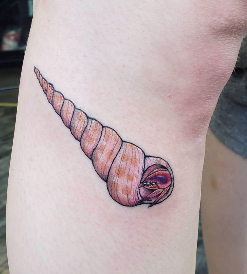 30 Pretty Hermit Crab Tattoos You Will Love