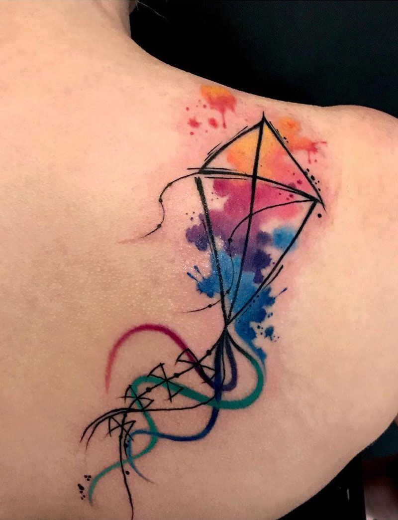 30 Creative Kite Tattoos Give You Inspiration