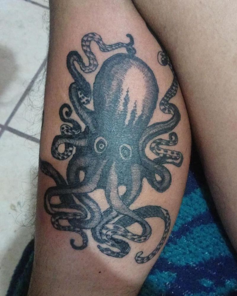 30 Creative Kraken Tattoos to Inspire You