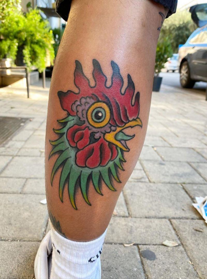 30 Creative Rooster Tattoos Give You Inspiration