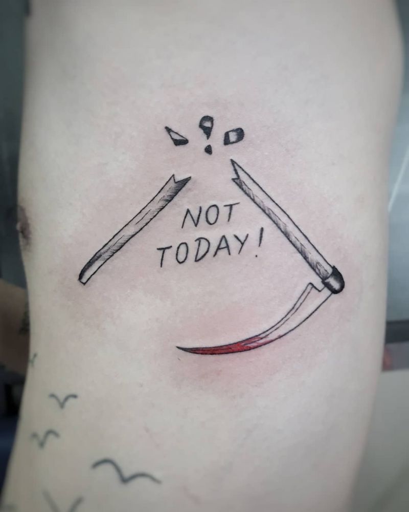 30 Creative Scythe Tattoos You Will Love