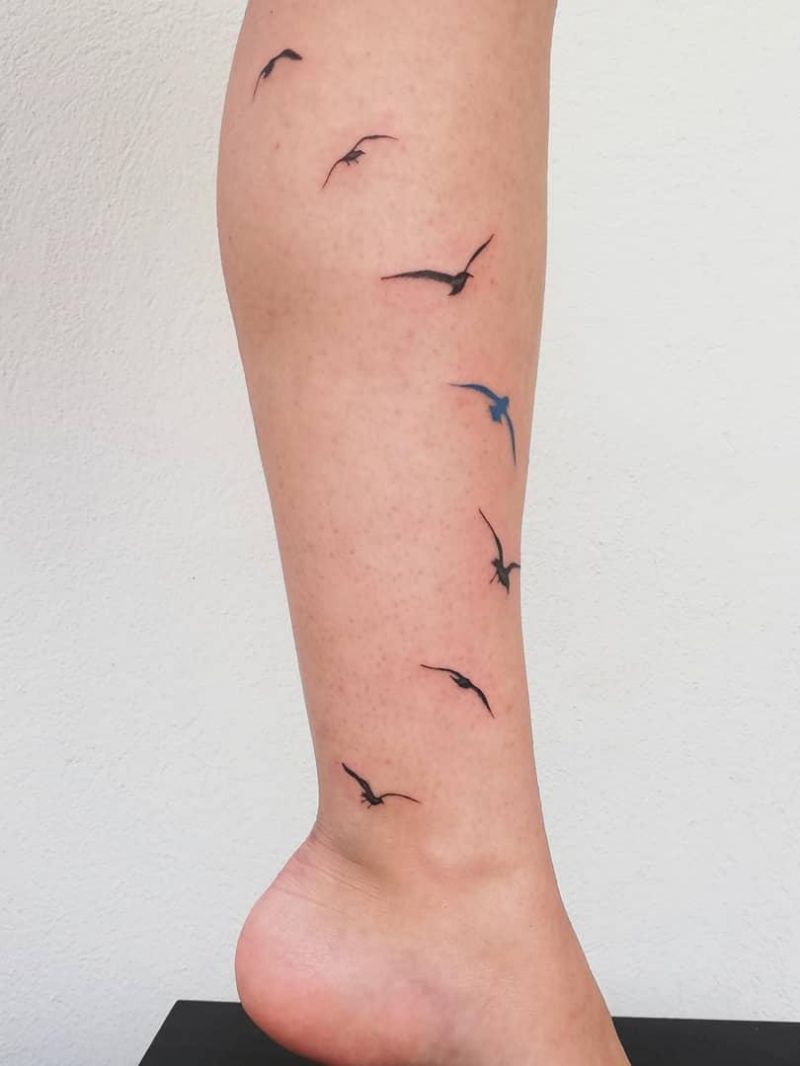 30 Great Seagull Tattoos You Want to Try