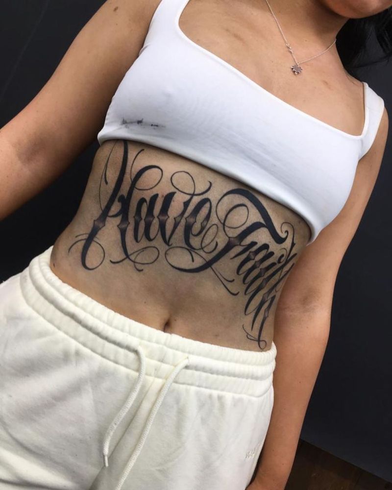 30 Pretty Stomach Tattoos You Will Love