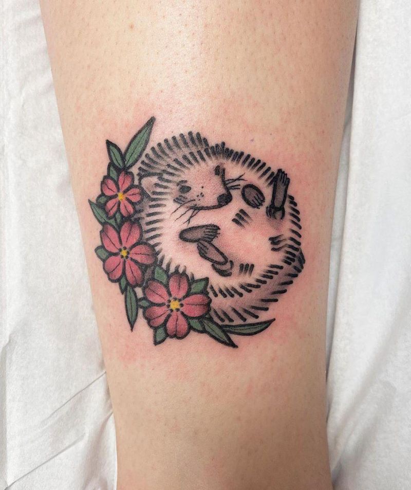 30 Cute Hedgehog Tattoos You Will Love